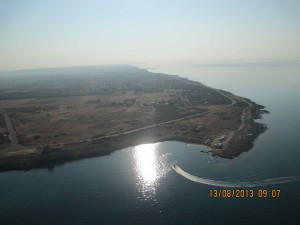 La tonnara dall'aereo